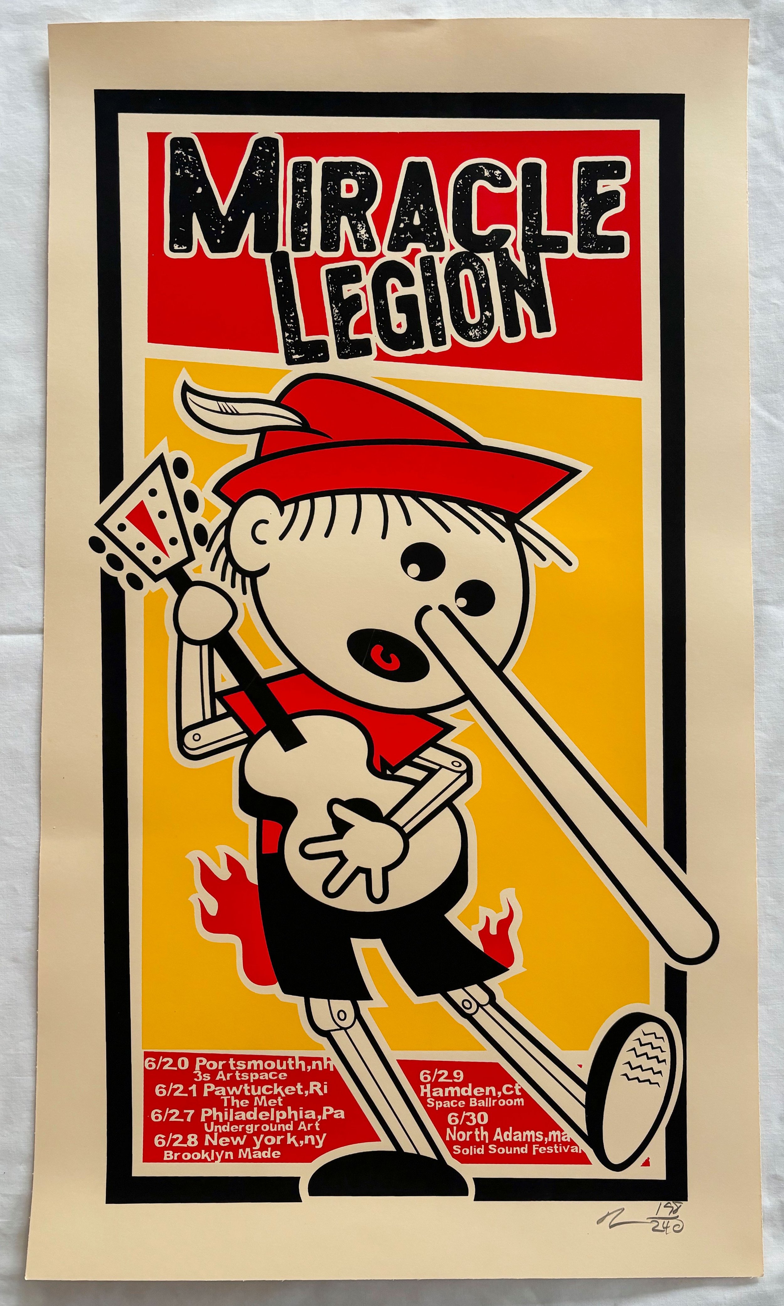 Miracle Legion Summer 2024 Tour Poster