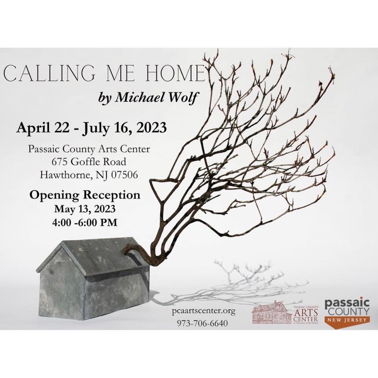 &ldquo;Calling me Home&rdquo;, a Solo Exhibition by Sculptors Guild Member Michael Wolf @michael_wolfs_work is on view till July 16th at the Passaic County Arts Center @pcartscenter in Hawthorn, NJ. An Opening reception will be held on May 13th, 4-6p