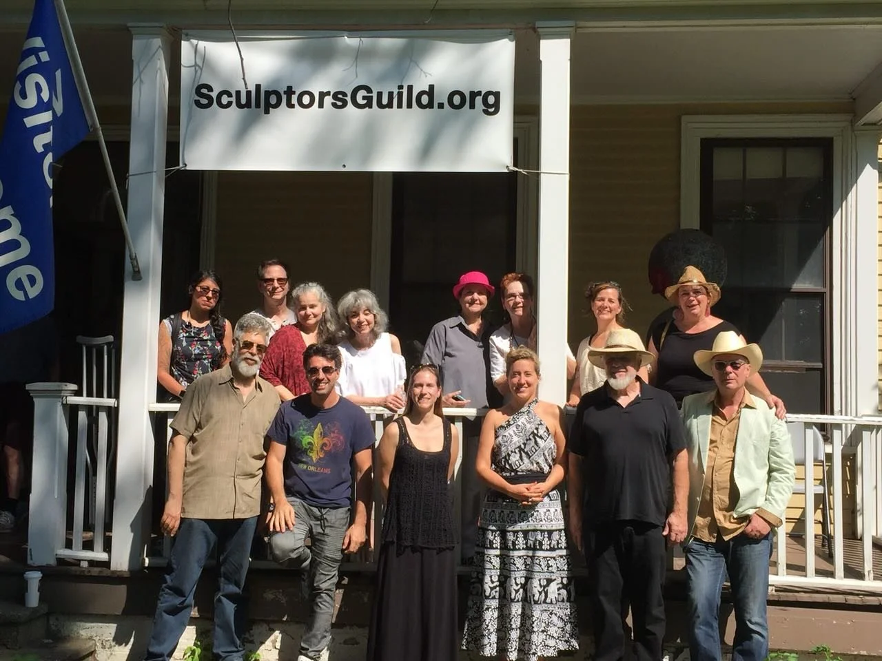 Thank you to @michael_wolfs_work for this fabulous throwback photo circa 2017 of @sculptorsguild members exhibiting in @governorsisland 

Artists; tag yourselves!

@sculptorsguild #artists #members