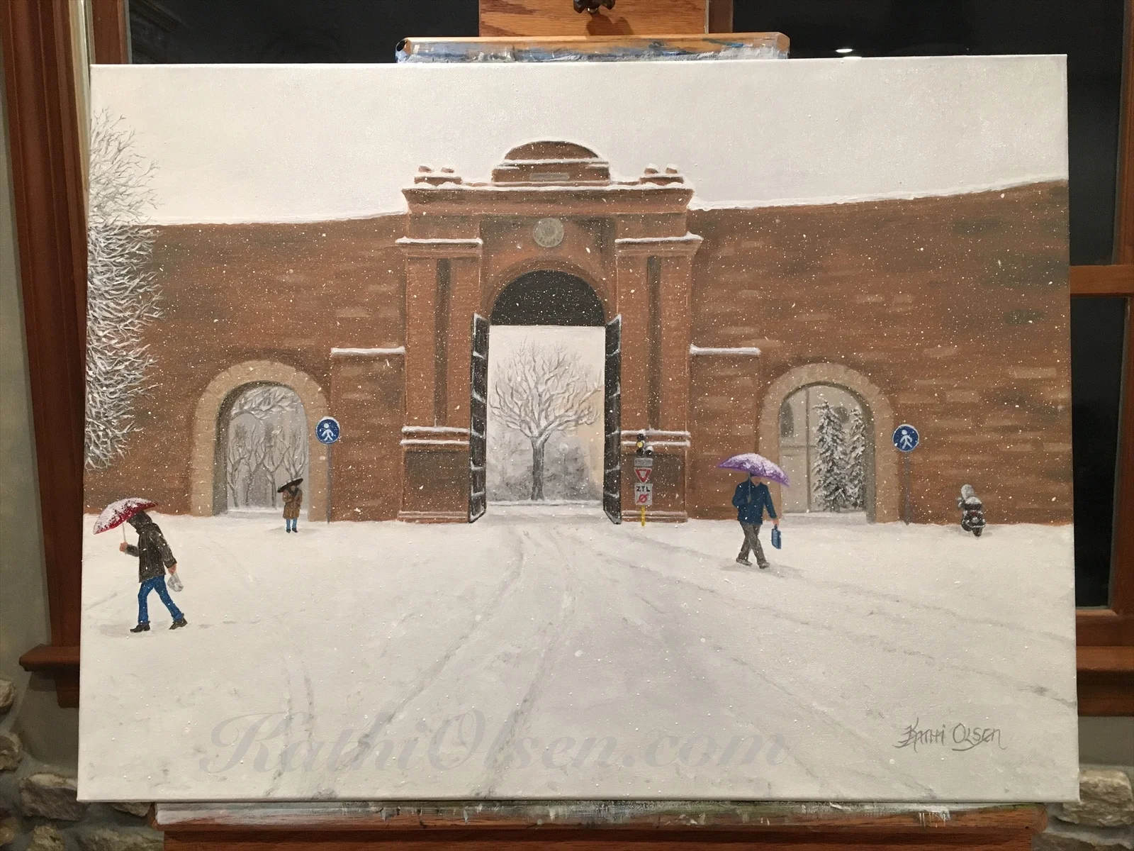 Neve (Snow) a Porta Camollia, Siena