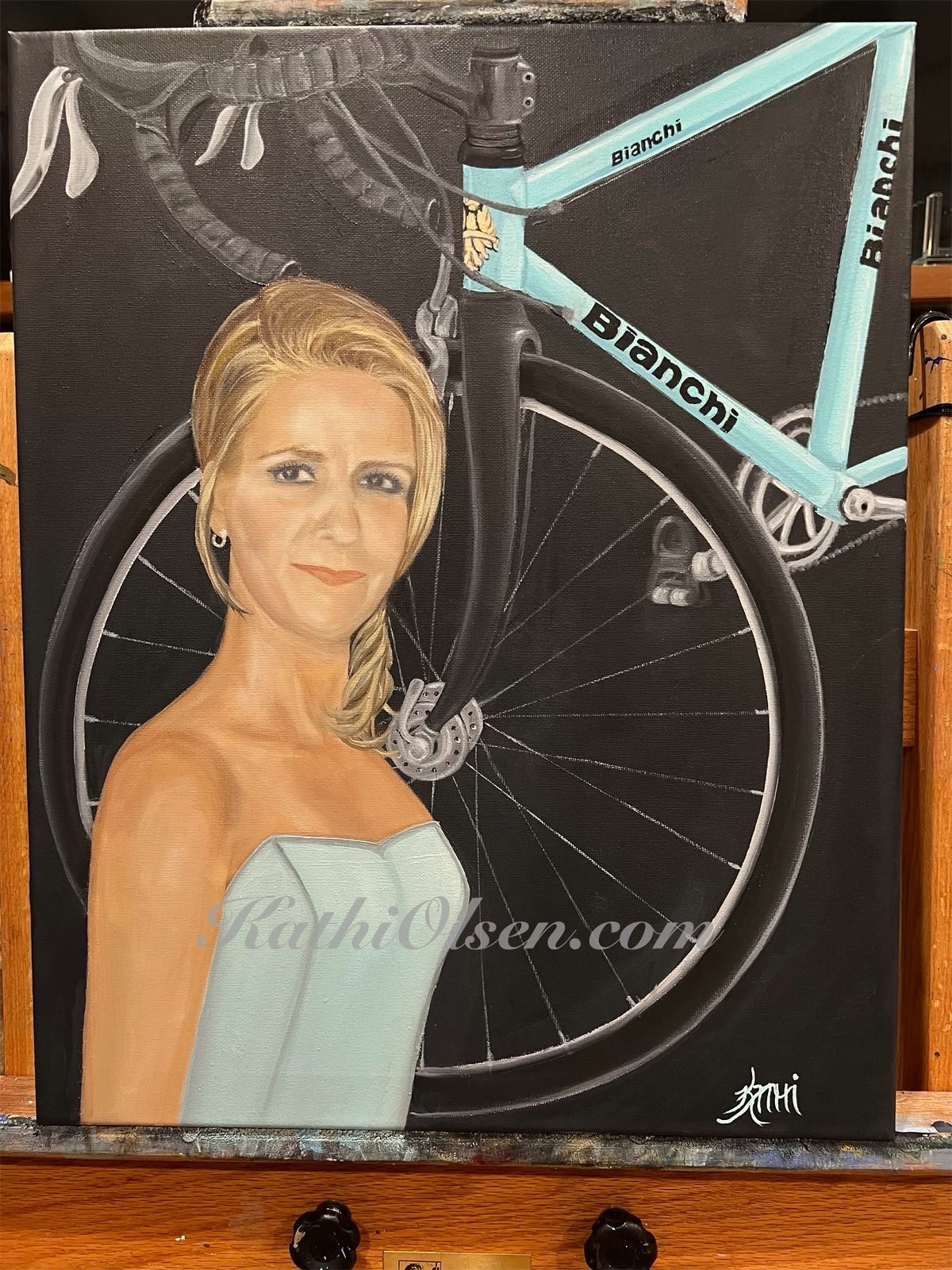 Diane And Her Bianchi