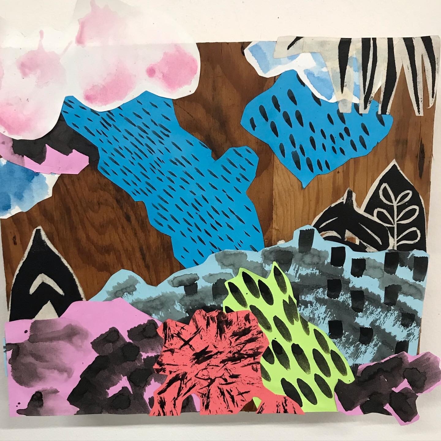 Woodcut Collage