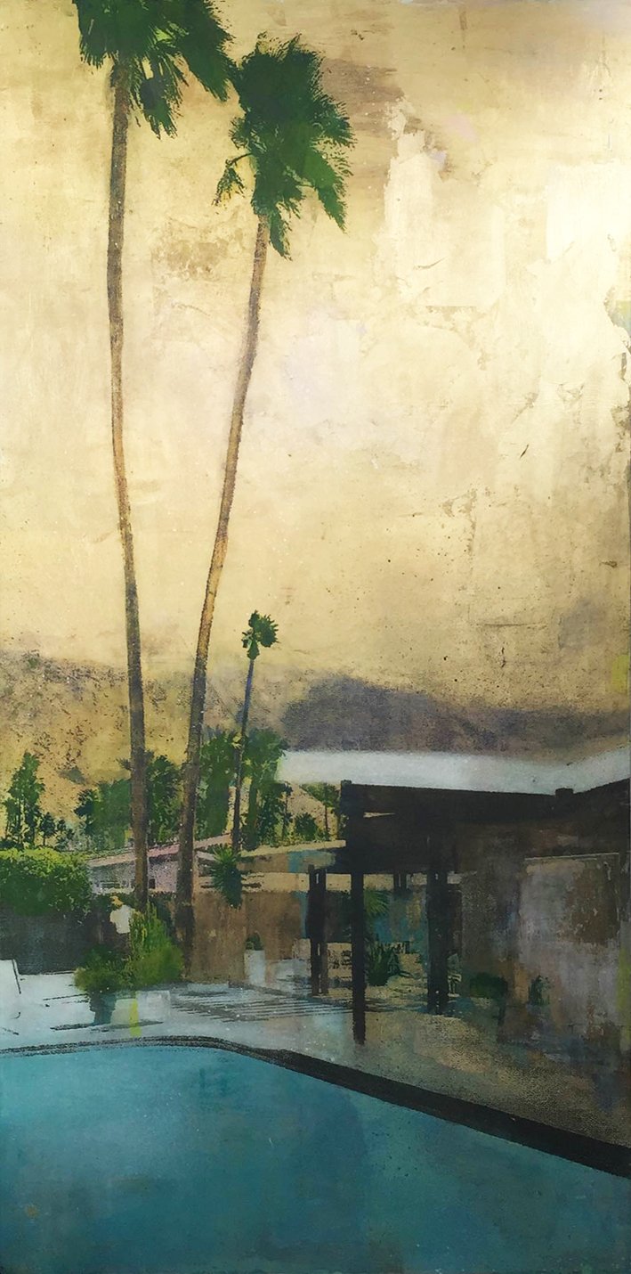 Sarah Hubacher Artworks - Tall Palms with Pool 1.jpeg