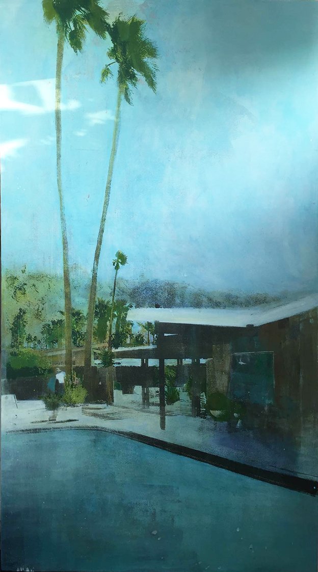 Sarah Hubacher Artworks - Tall Palms with Pool 2.jpeg