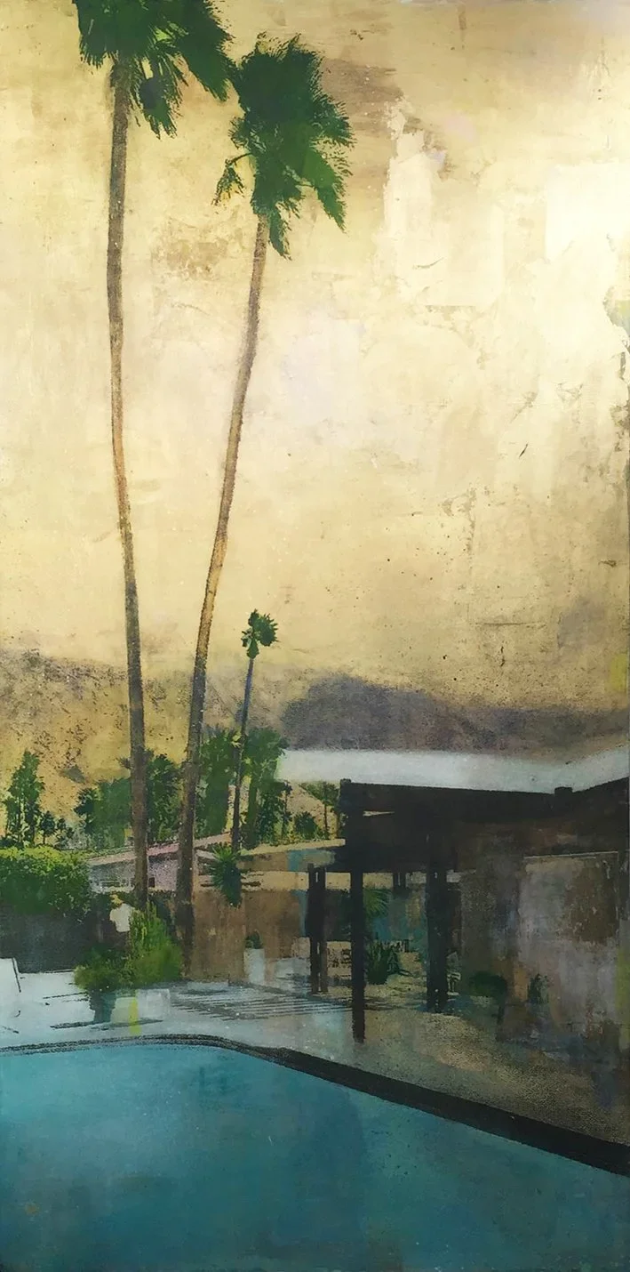 Tall Palms with Pool