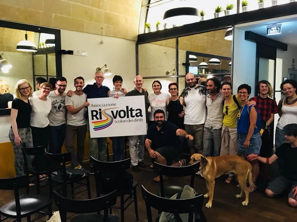 Our presentation to a local LGBT group in Matera, Italy was one of the highlights of our stay.