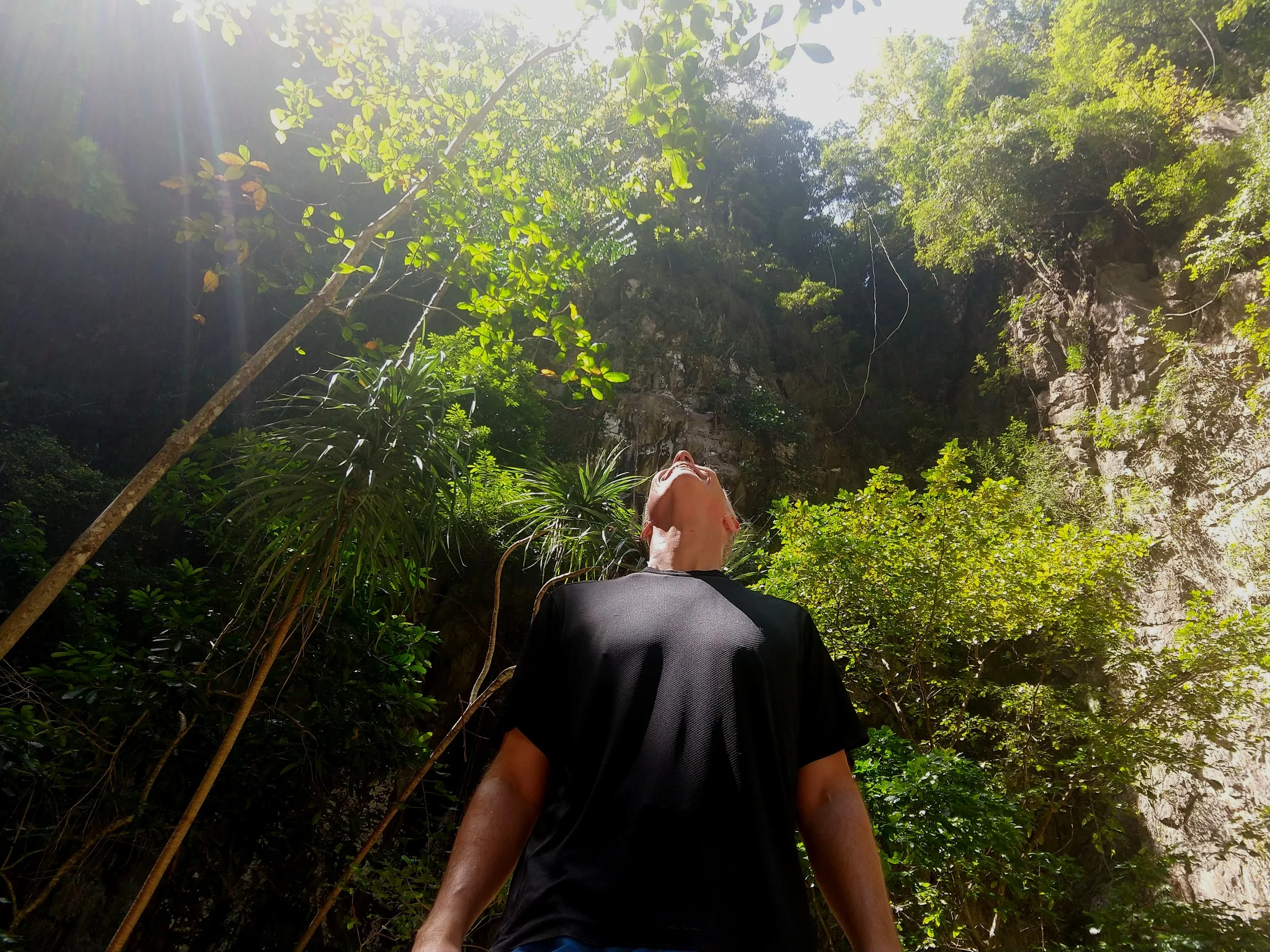 Thailand’s gorgeous Emerald Cave was one of the few easy destinations available from Ko Lanta.