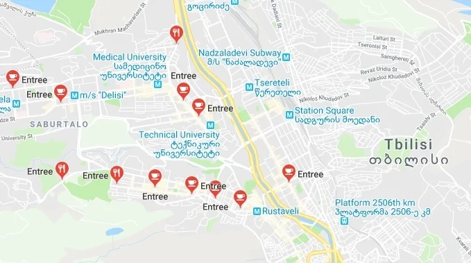 For a digital nomad looking for healthy food options, there’s never an Entree store far away.
