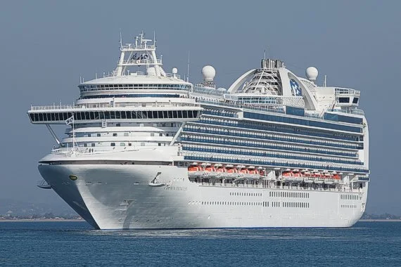 The Crown Princess. Hey, we’ve been on that ship!