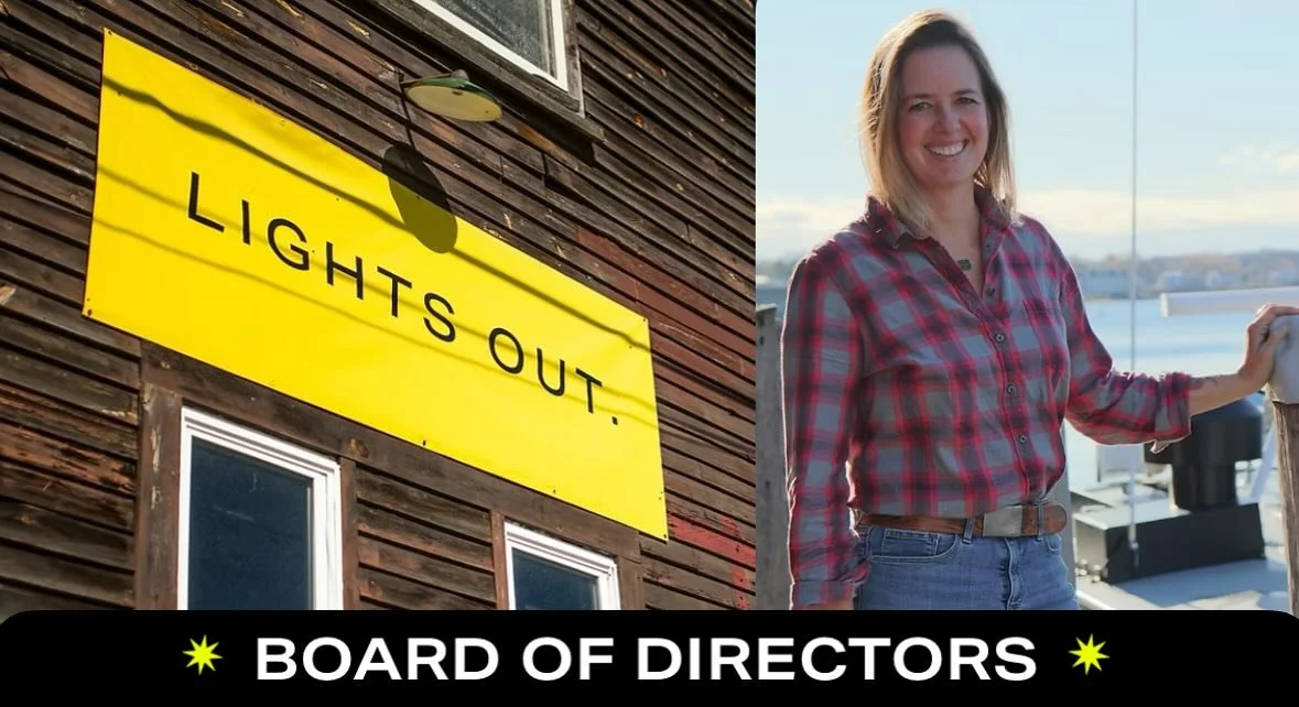 Taking a moment to congratulate Katherine on joining the board of directors at Lights Out Gallery 🎉

Founded in 2019, Lights Out started to open its Arts Center in Norway Maine back in 2022 with the end goal to house fully finished artists studios, 
