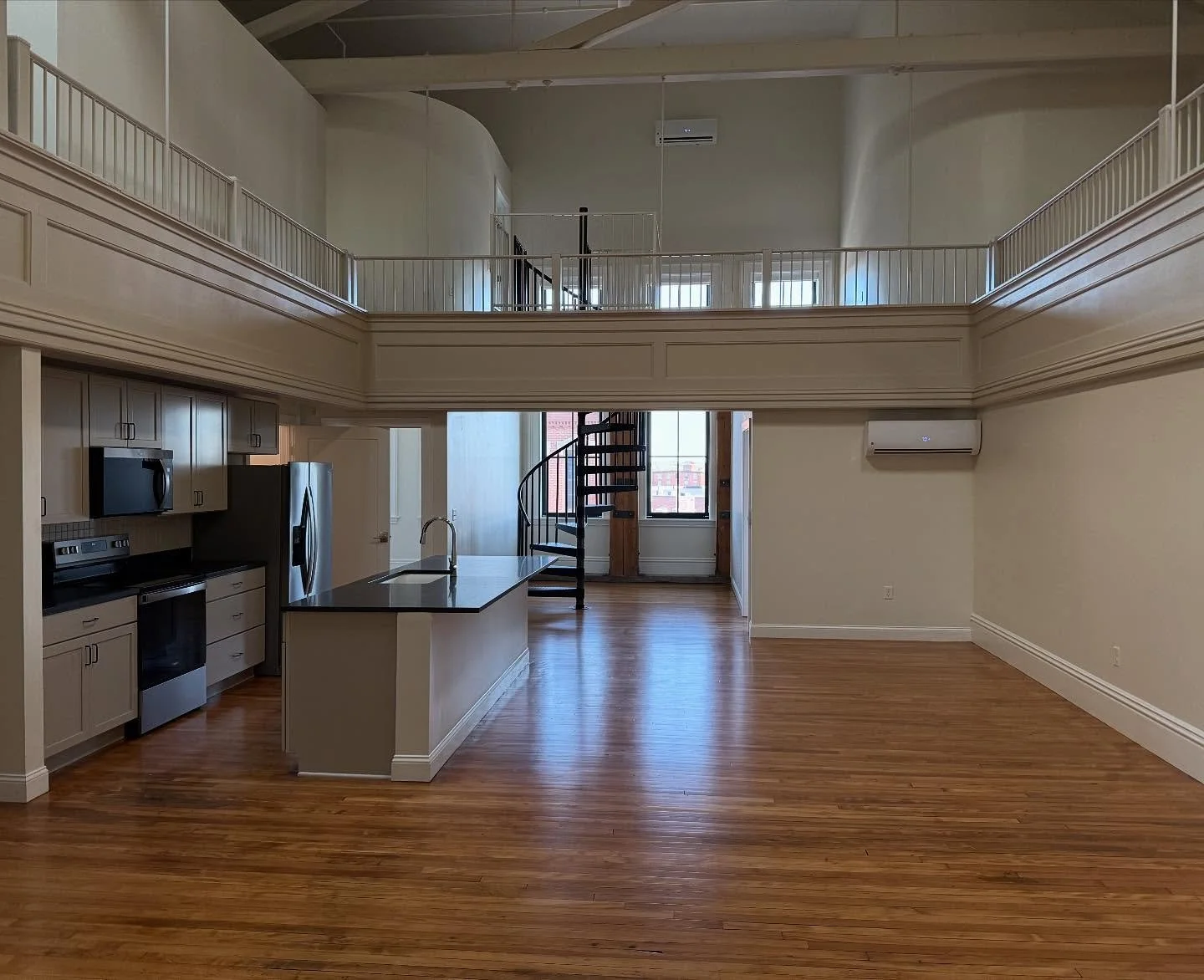 A peak inside the Marble Block Apartments 📸 This adaptive reuse project utilized historic tax credits to revive a piece of Biddeford&rsquo;s downtown ✨ #adaptivereusearchitecture