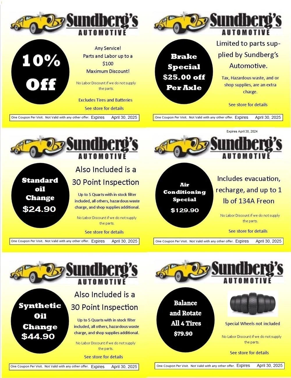 Best Automotive Car Repair Coupons in the Twin Cities Burnsville