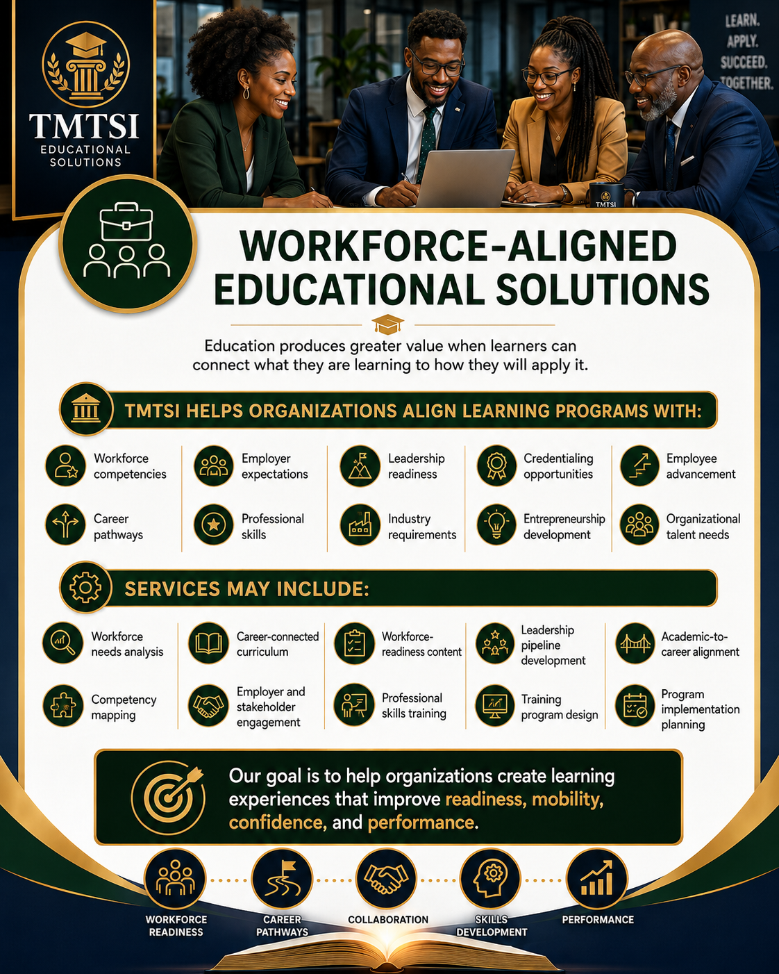 Black adult learners participating in workforce-aligned professional education and career-development training.