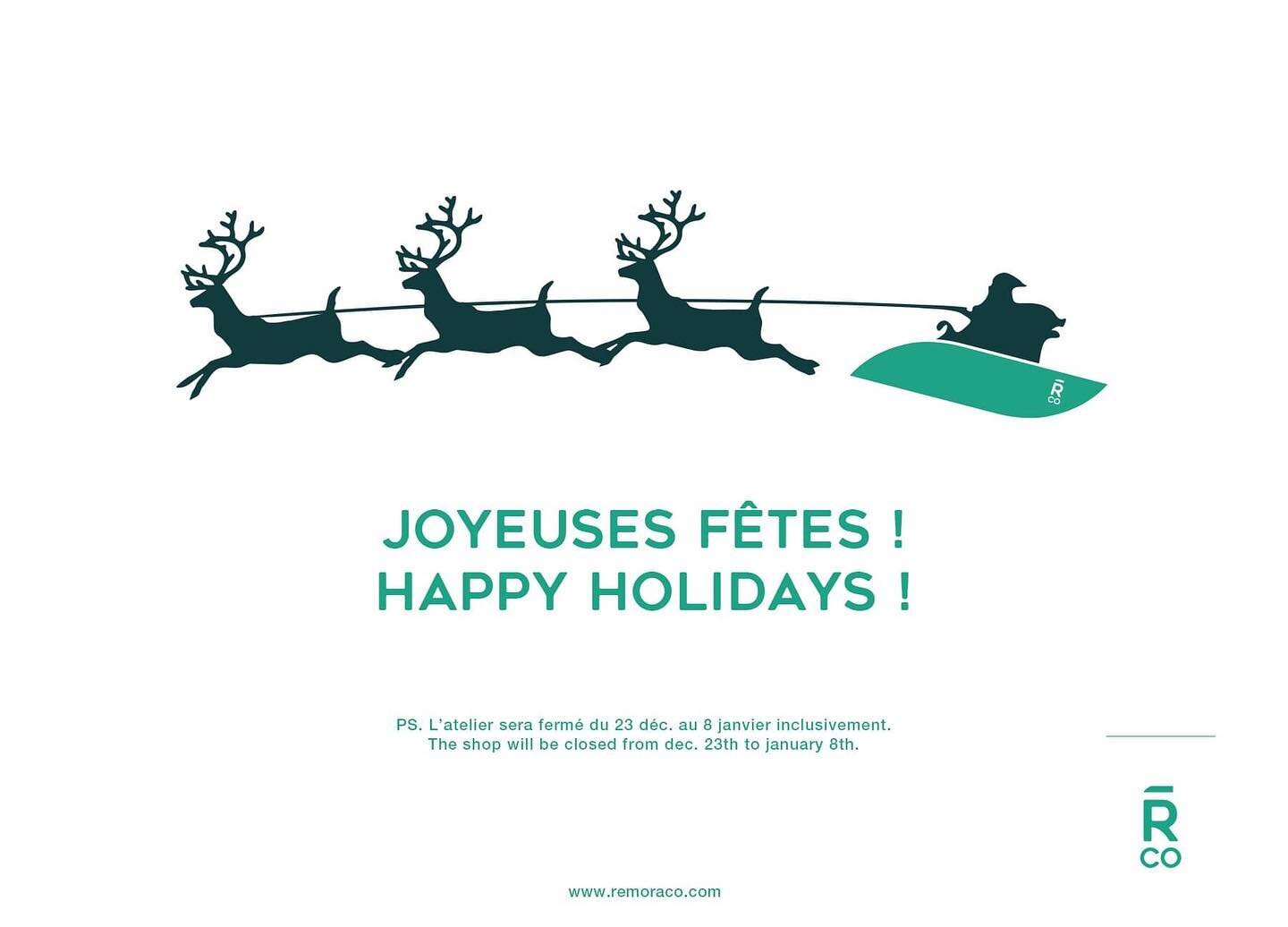 Joyeuses f&ecirc;tes &agrave; tous! On se revoit bient&ocirc;t avec la t&ecirc;te pleine d&rsquo;id&eacute;es. // Happy holidays! See you soon with some exciting new projects.