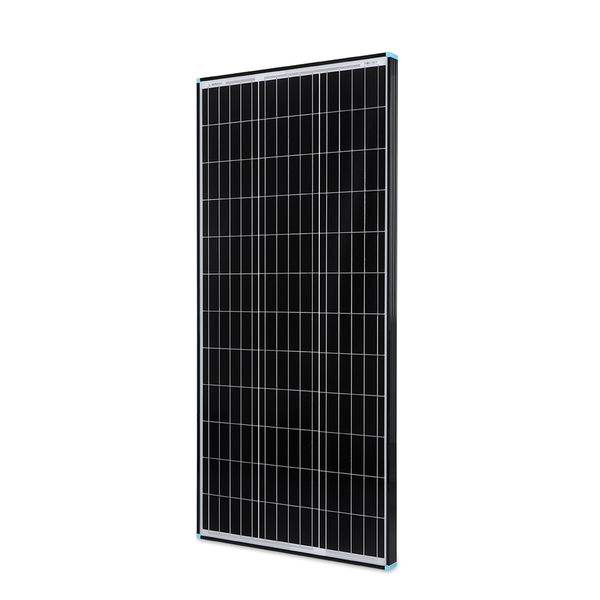 Renogy 100W 12V Monocrystalline Semi-Flexible Solar Panel - Black Division, Lightweight