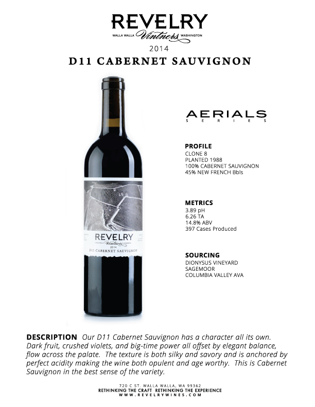 2014 D11 CABERNET SAUVIGNON