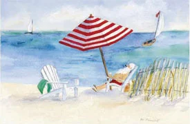 XMC12 Santa Umbrella