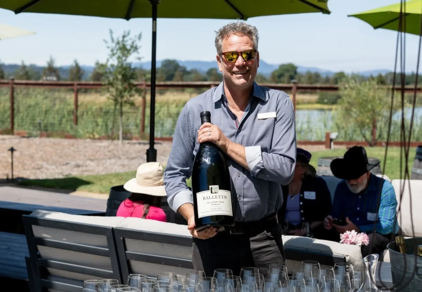 Big gatherings shouldn't mean big work for the host.

With our large format bottles, you can spend less time pulling corks and more time making memories. Our Magnums (1.5L) and Double Magnums (3L) are the perfect centerpiece for your next dinner part