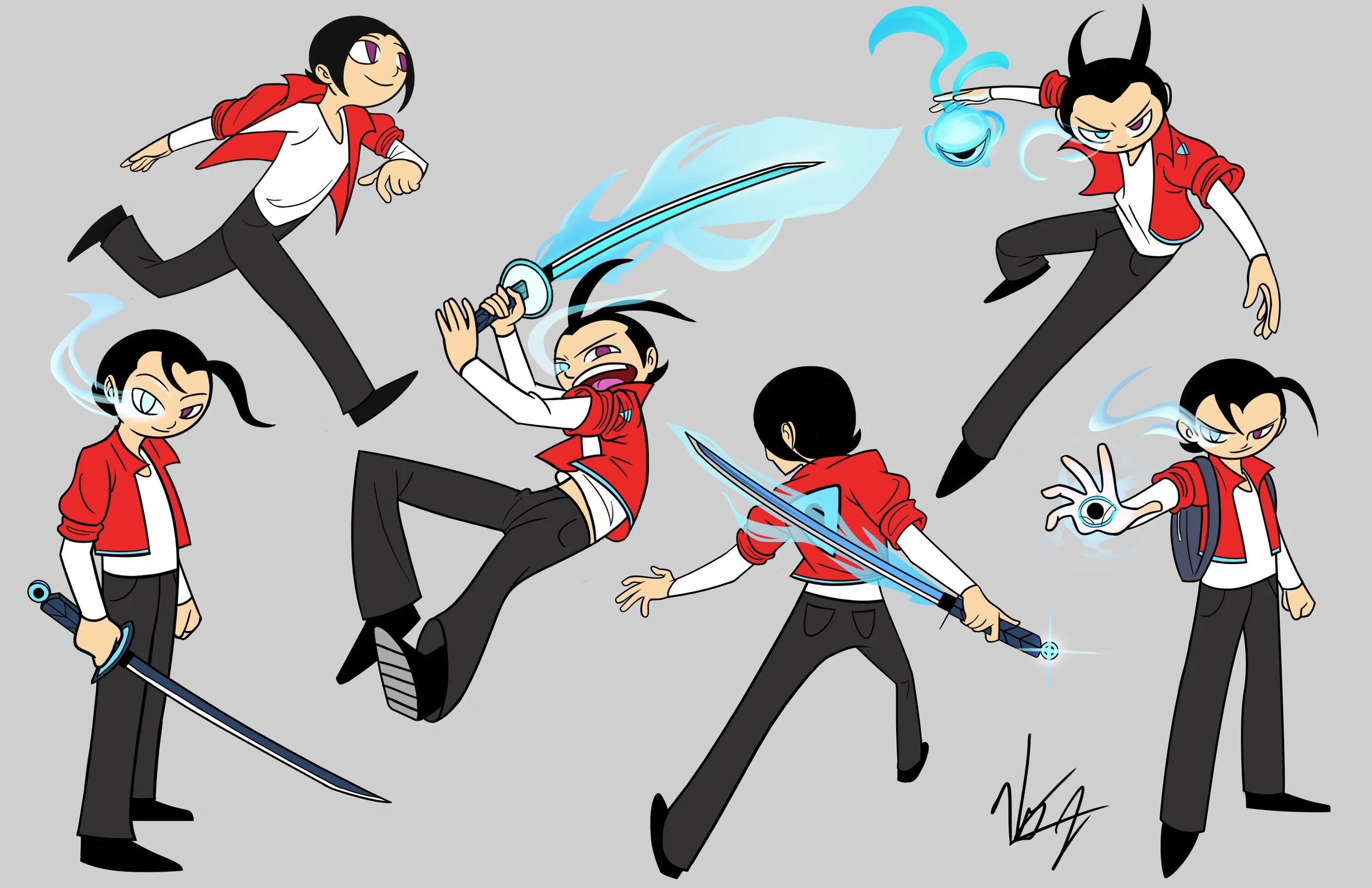 Ken Kusanagi Action Poses.jpg