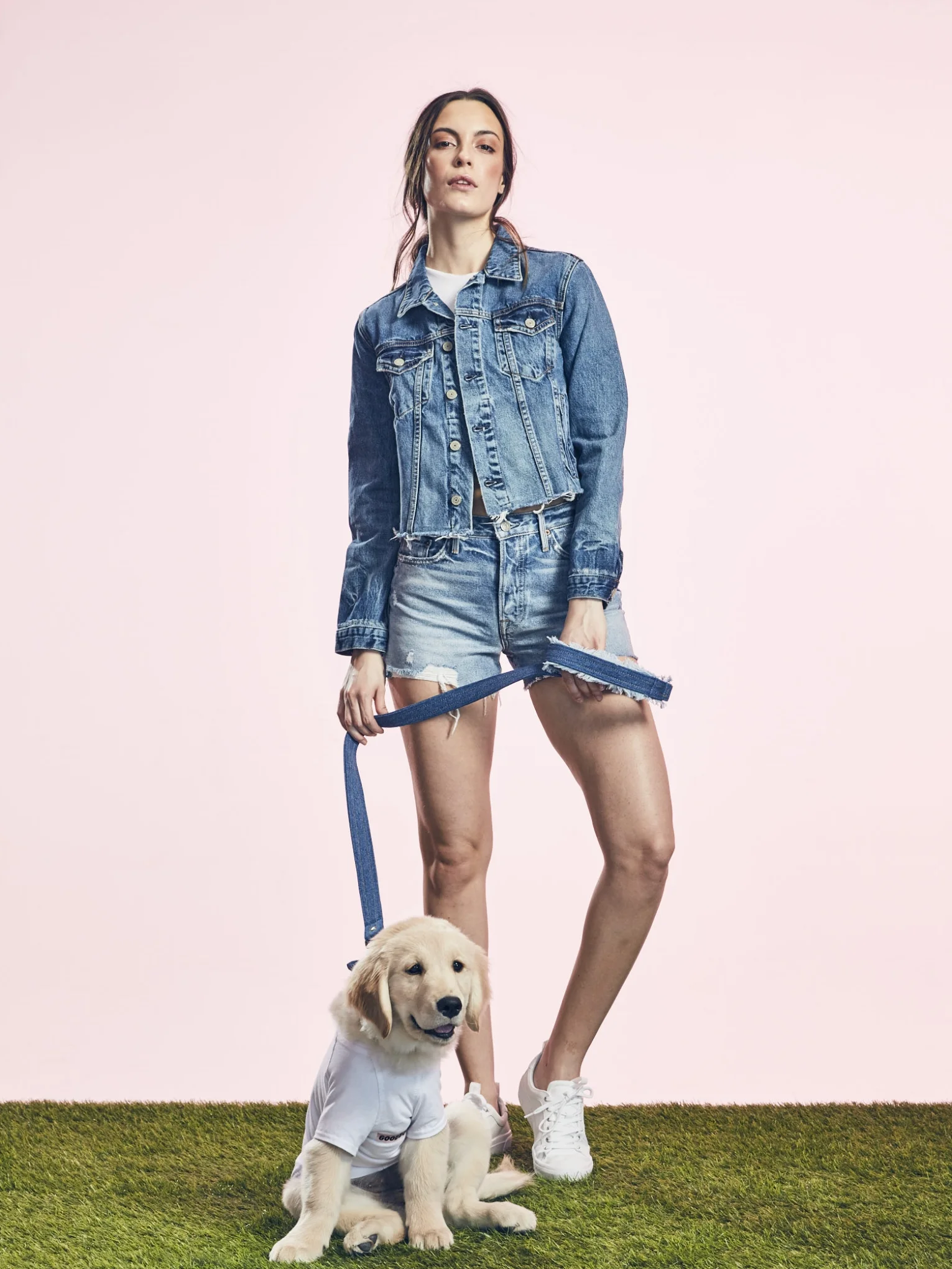 GRLFRND - CARA CROPPED TRUCKER JACKET - GOODBOY