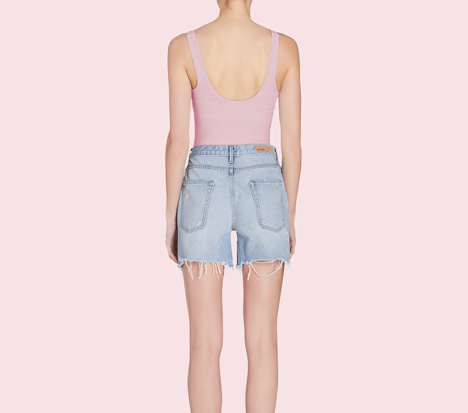 GRLFRND - JOURDAN BOYFRIEND SHORTS - WASTELAND - GOODBOY