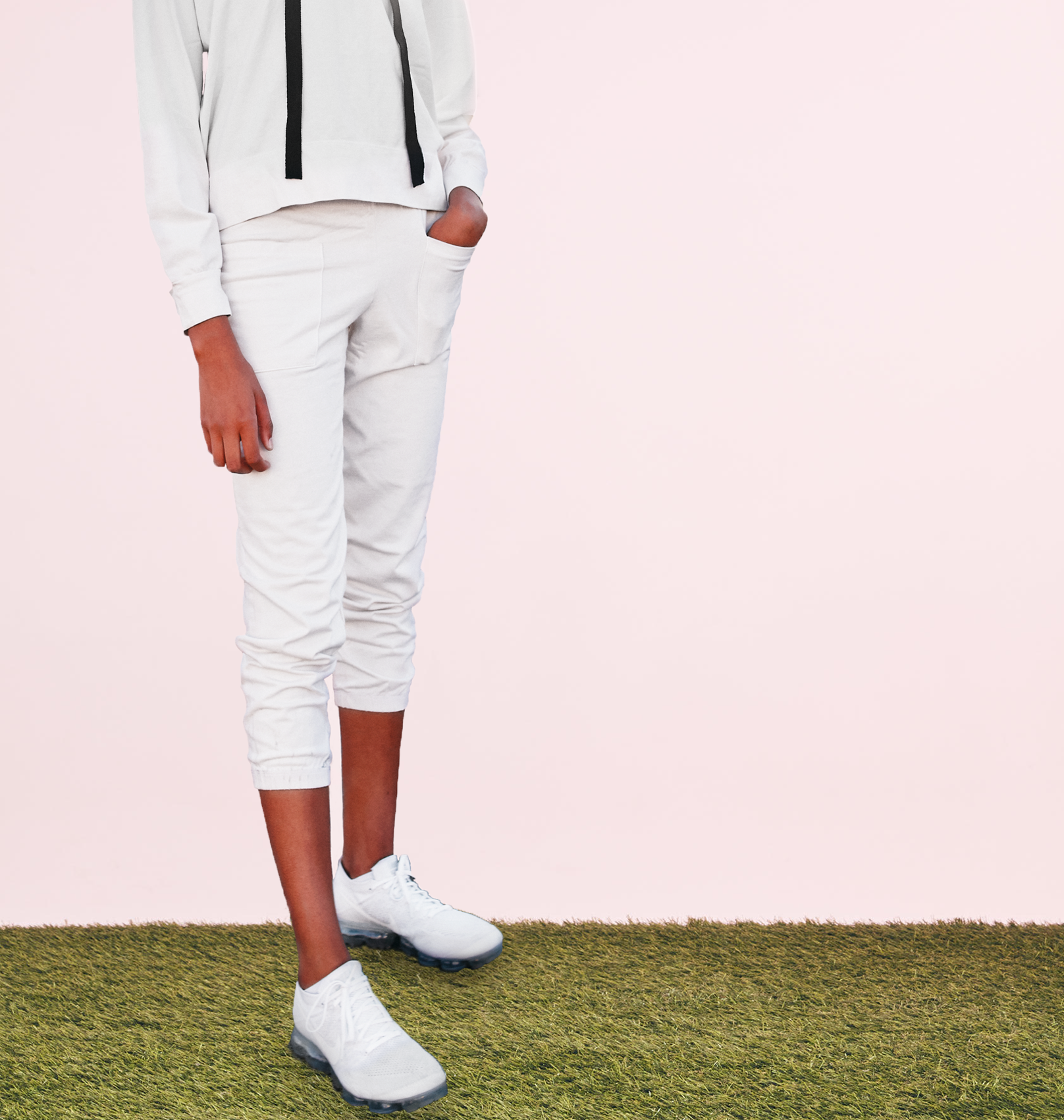 VELVET - STRUCTURED COTTON PANT - BEACH - GOODBOY