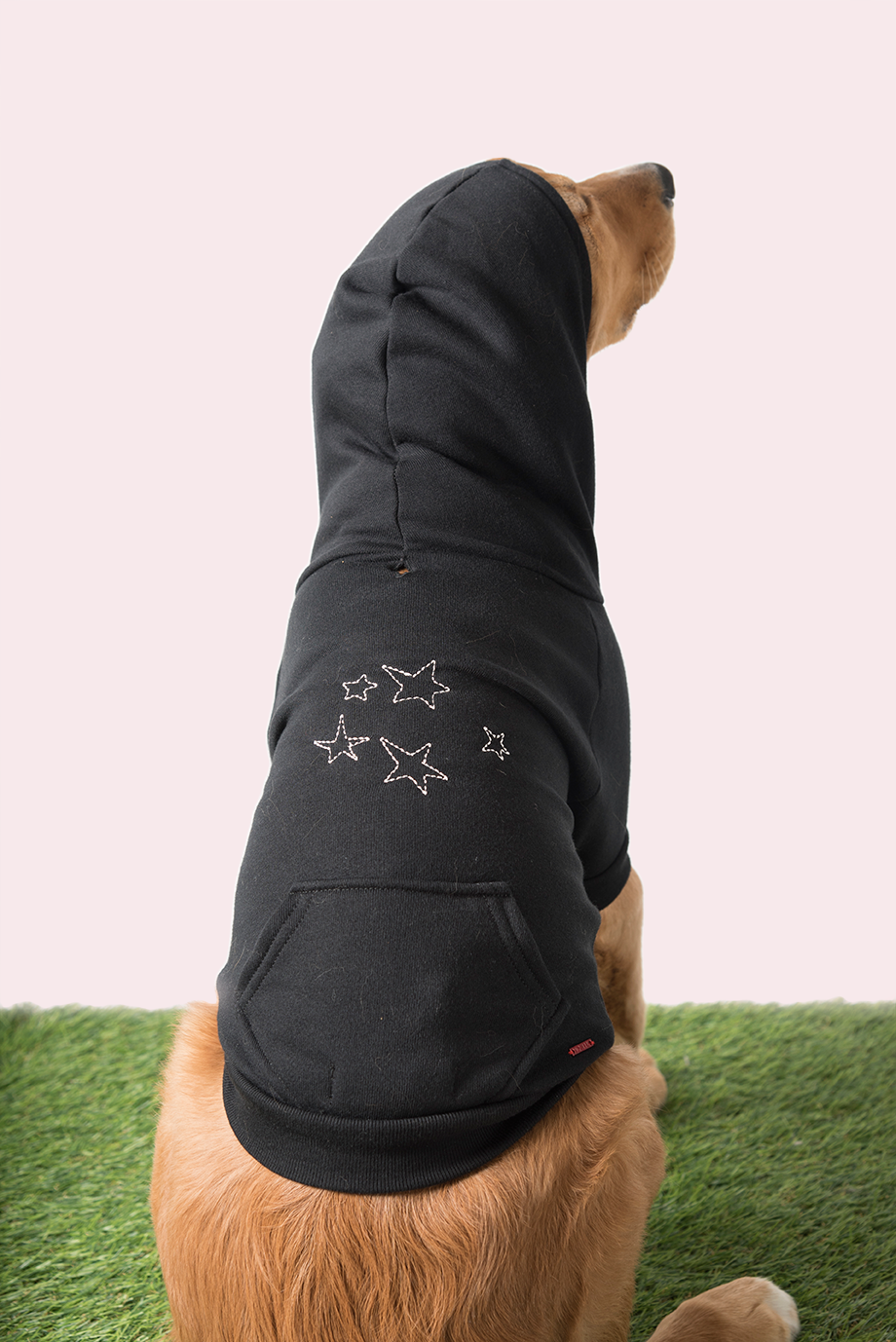 N:PHILANTHROPY - BONE HOODIE WITH STARS - BLACK CAT GOODBOY