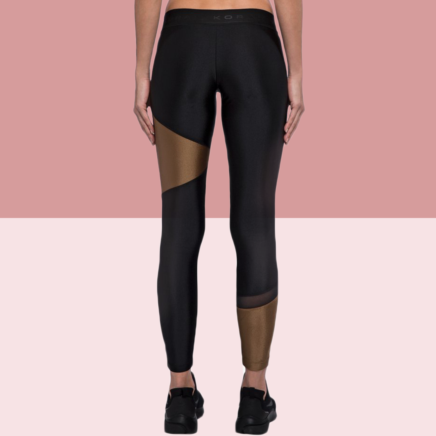 KORAL - GLACIER SPRINT LEGGING - BLACK/TOFFEE - GOODBOY