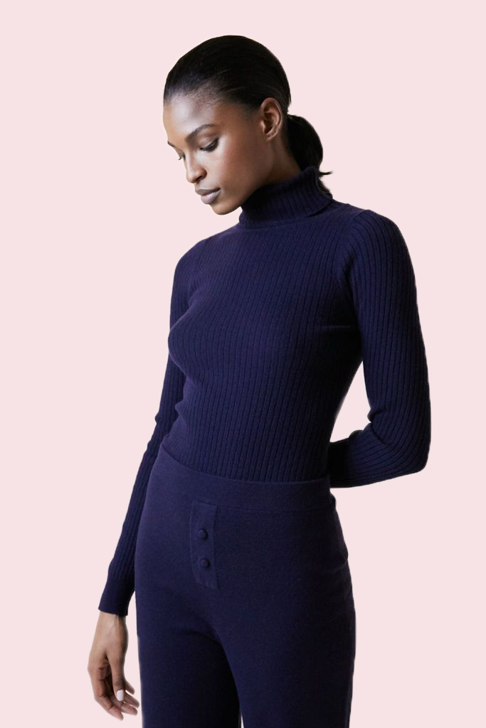 LIVE THE PROCESS KNIT TURTLENECK POSEIDON