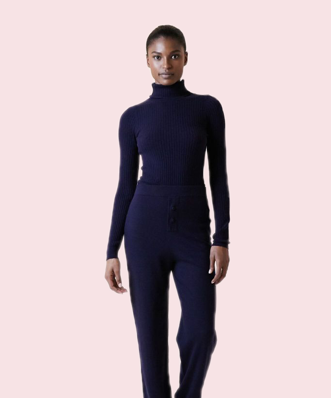 LIVE THE PROCESS KNIT TURTLENECK POSEIDON
