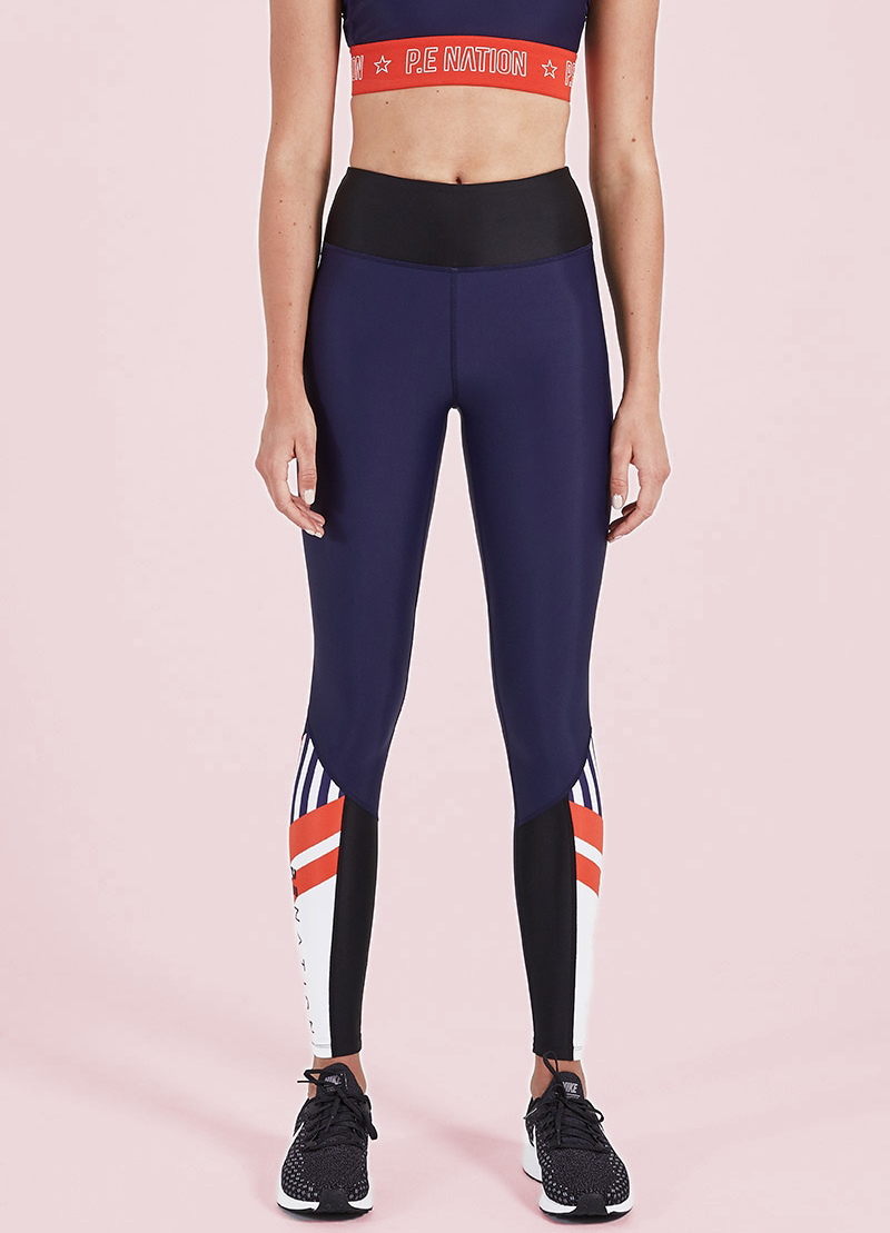 PE NATION KO LEGGINGS NAVY