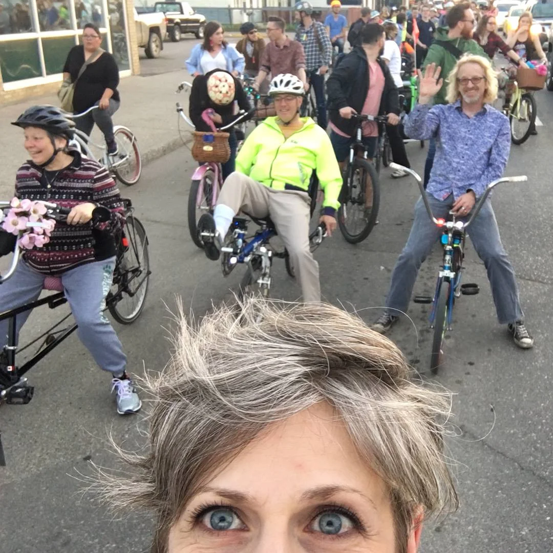 Slow Roll bike gang