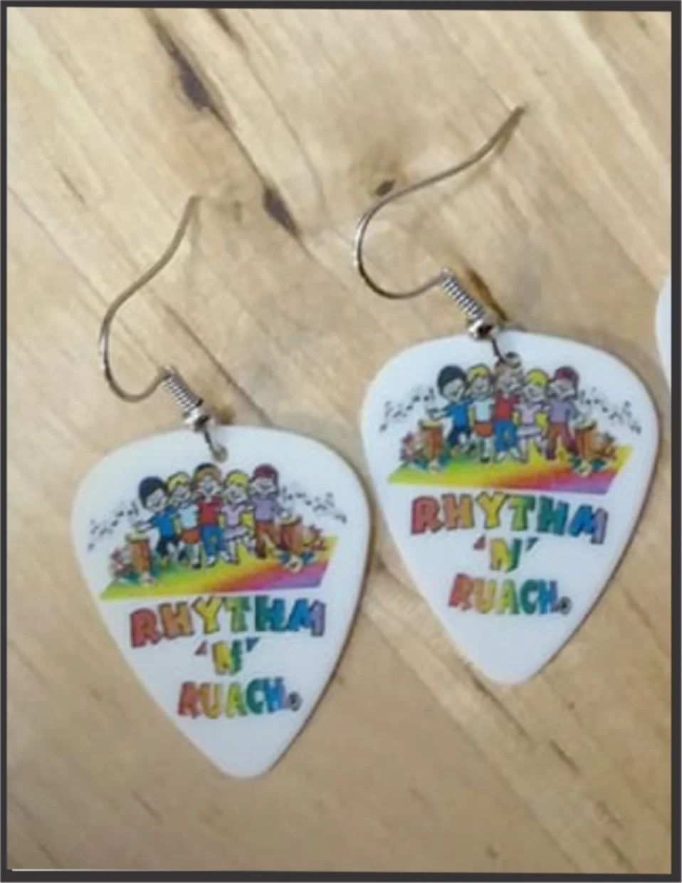 Rhythm 'n' Ruach Guitar Pick Earings