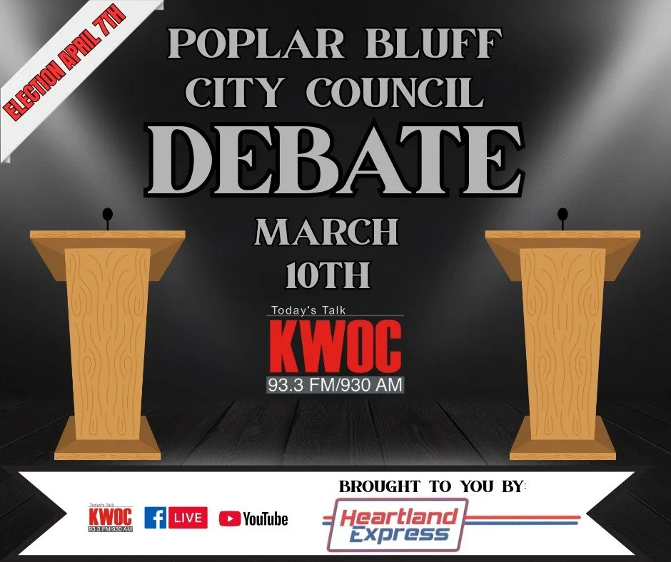 Poplar Bluff City Council Debate is presented by Heartland Express Market