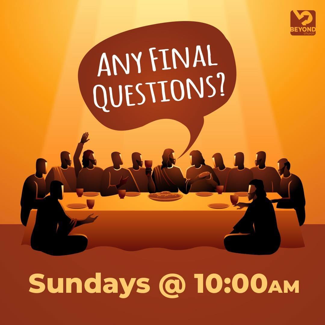 On Sunday mornings for the next 4 weeks, we will look at the disciples who were struggling to understand God&rsquo;s plan and purpose. As we explore their questions, we have a study guide for you to follow along with us. It will walk you through whic