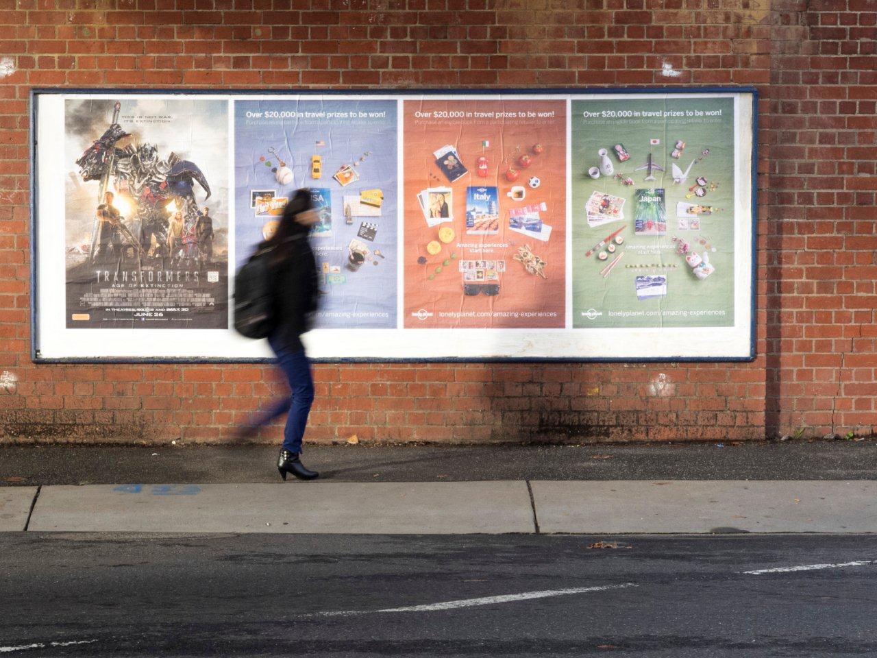 Ad campaign in print. - Sydney Australia