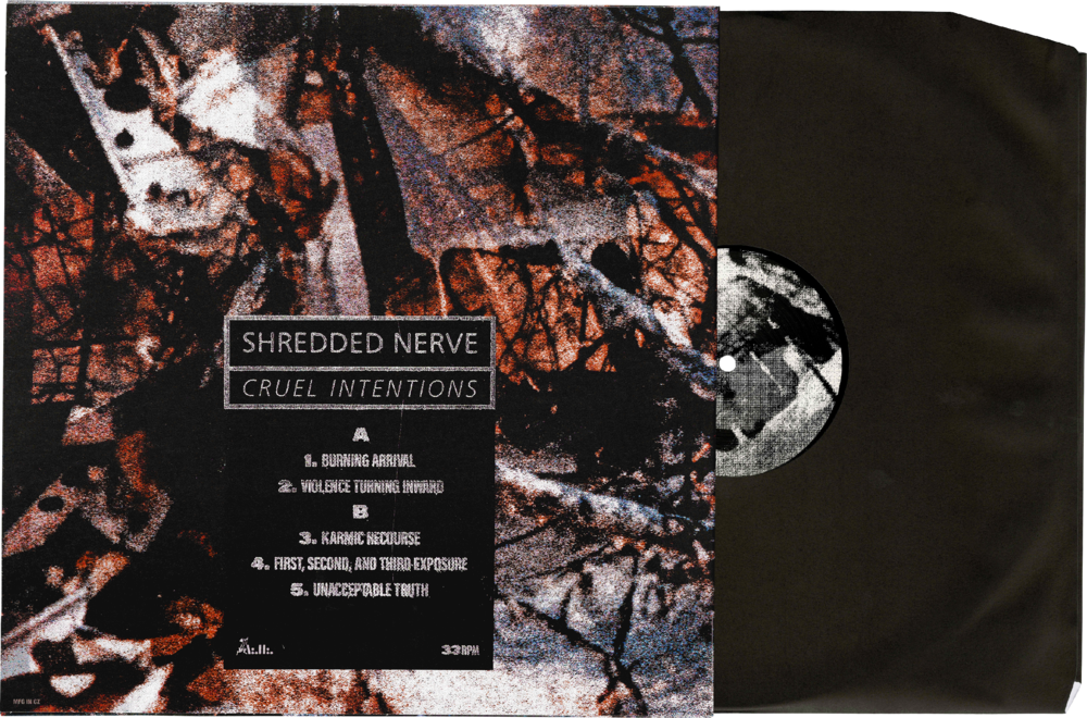 Shredded Nerve - Cruel Intentions (LP, Ascetic House, 2020) [reverse inner].png