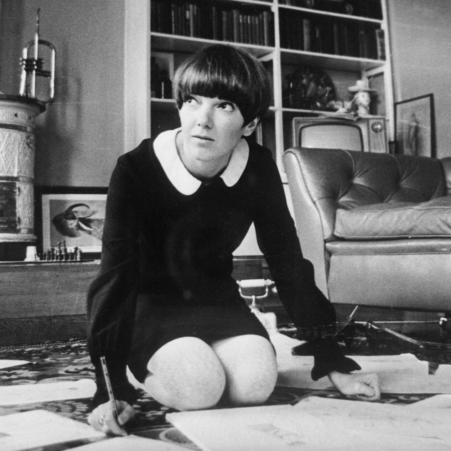 Thank you for revolutionizing mini skirts and defining the swinging sixties ❤️ contemporary fashion shall be forever in debt to Quant&rsquo;s vision! #maryquant