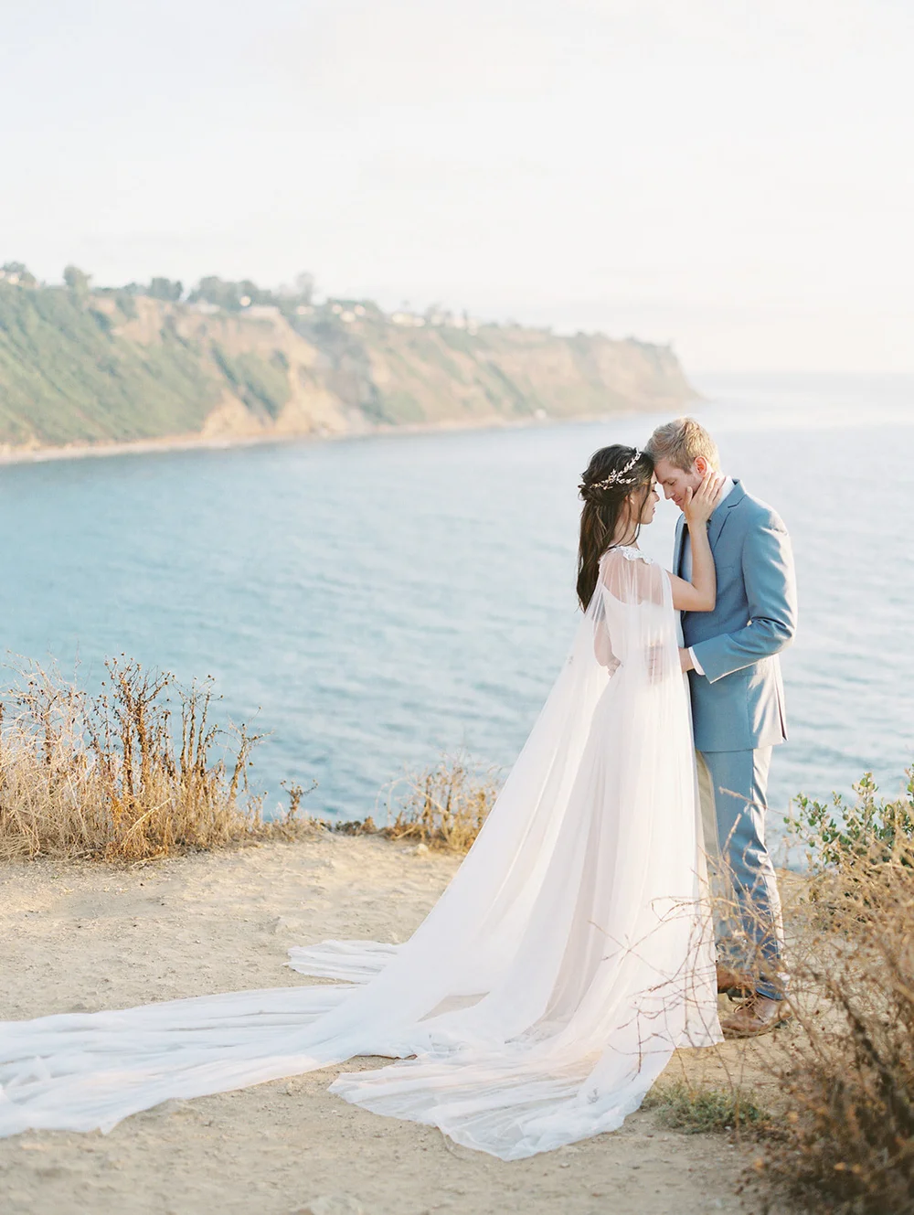 beach elopement wedding dress Halter Strap Casual Wedding Dress for Beach – loveangeldress main image 1