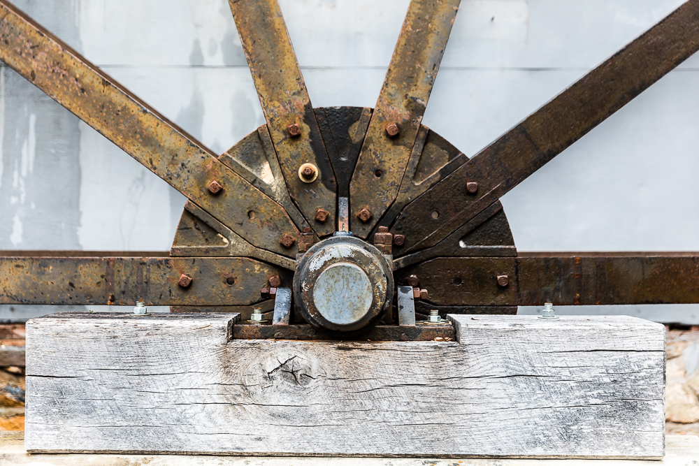 Water Wheel Hub and Arms