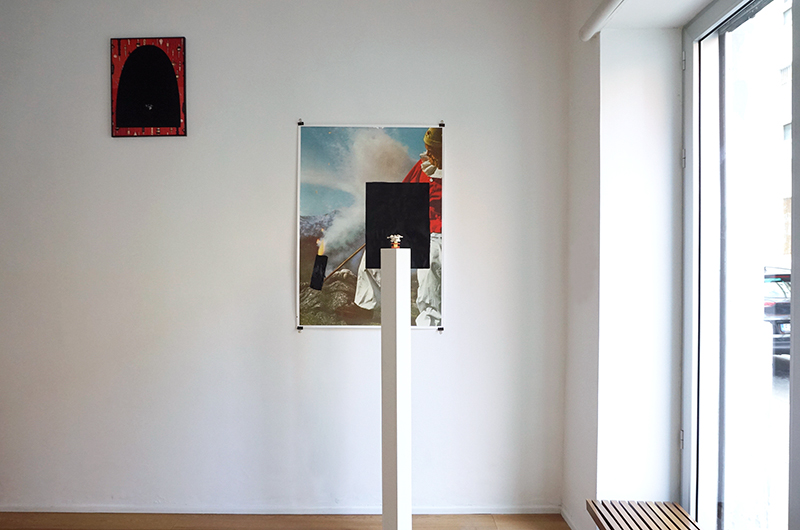 “Grace” (left side; installation-view with “The Fool” & “Jewellery”)