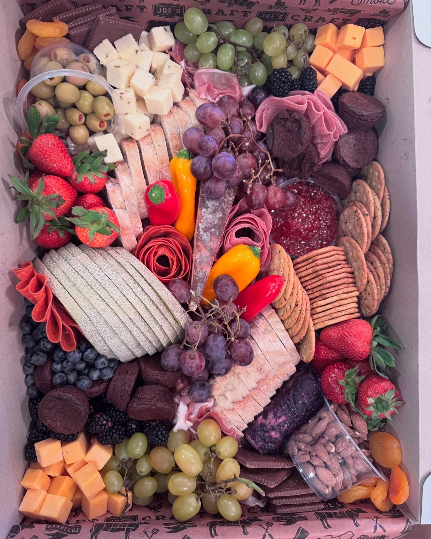 Thank you to everyone who purchased a charcuterie box during our May 10% off promo! We made allll the meat roses🌹

Keep T42 in mind for your next event- these pre built boxes are built on Kraft paper and ready to slide out to your counter, platter, 