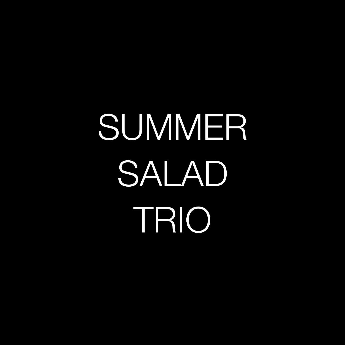 Doing something new for next week&rsquo;s meal deliveries! Enjoy a trip of beautiful salads:

&bull;Tomato Watermelon Salad
&bull;Chicken Salad
&bull;Grilled Corn Salad

Order delivery ($60) or pickup ($50) for June 23-27 by emailing info@tablefor2ca