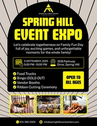 We will have a booth at the Spring Hill Event Expo, we&rsquo;d love to have some visitors! If you are curious about T42, would like to meet Shivonne, or sample a bit of our food this is a great way to do it! Hope to see you there 🫶