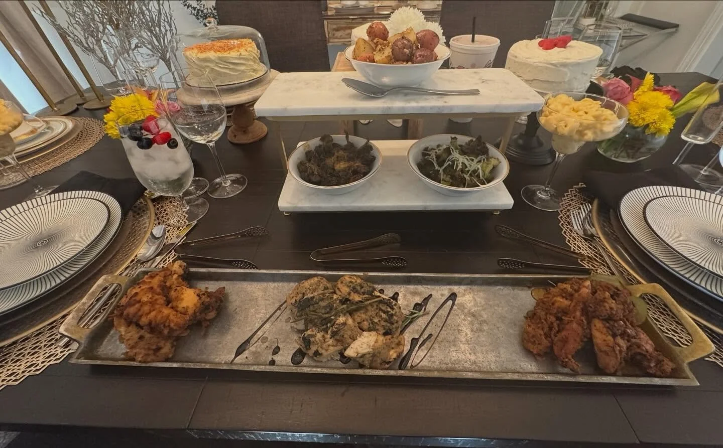 Planning your wedding or other large event? We offer tastings to clients and potential clients in either a pre-book or post-book stage of the planning process. You are welcome to select multiple entrees, sides, and desserts as needed for your event. 