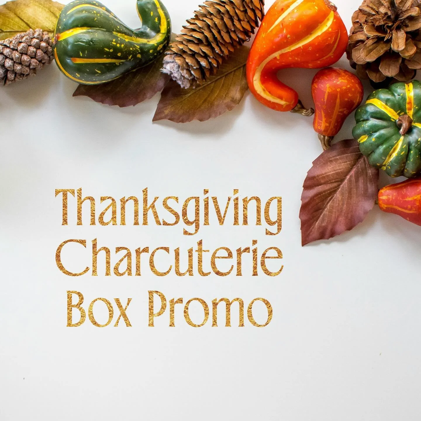 We are 11 months in to our year of anniversary promos- wow!! 🍂

For the month of November, all Charcuterie boxes are 10% off! Dates are available throughout the month for delivery and pickup, and on Thanksgiving Day they will be available for pickup