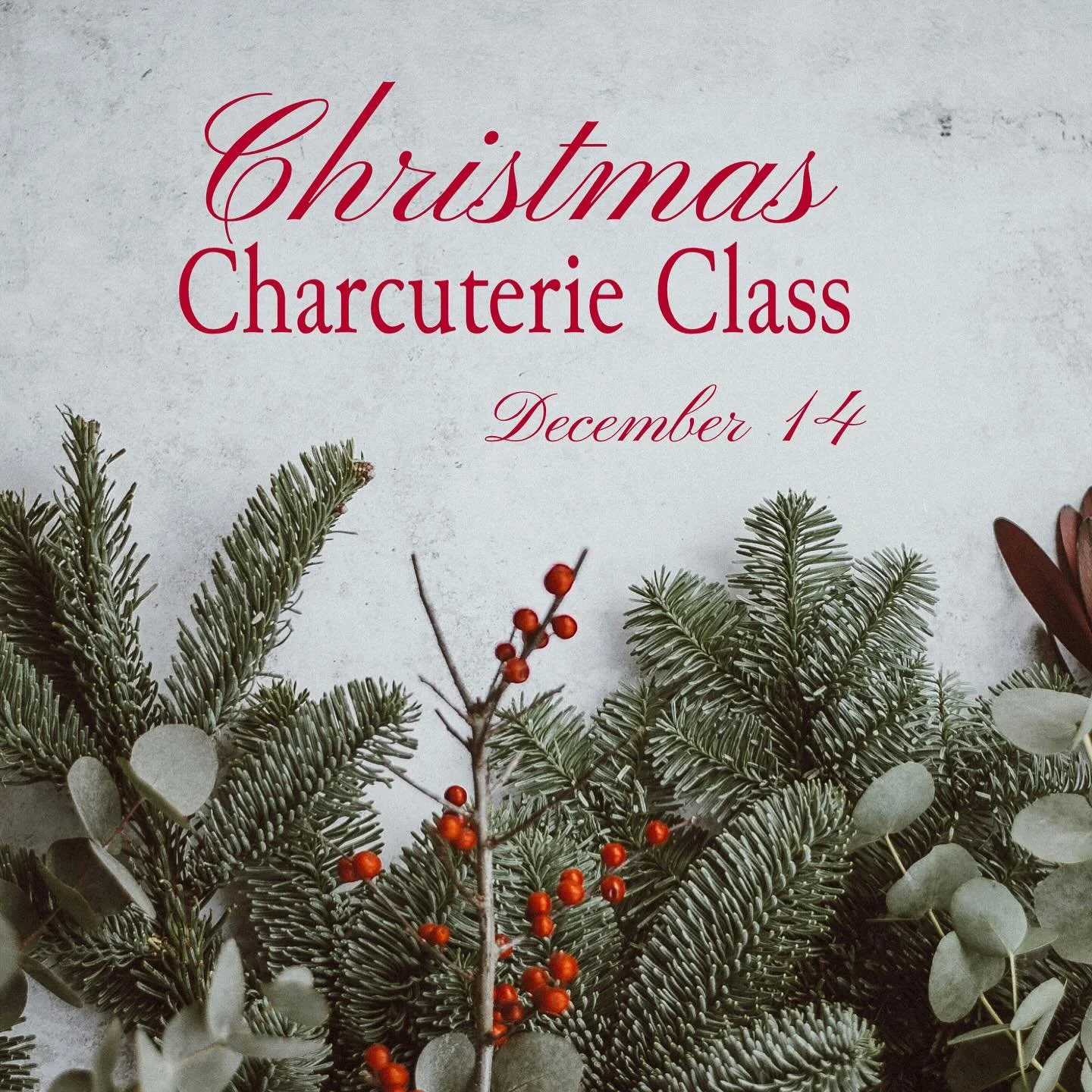 It&rsquo;s Christmas Charcuterie Class Time!🎄

Join us for this year&rsquo;s class with our gift to you - $10 class fee!! 2025 is our 10 year anniversary and we have celebrated all year long with monthly promotions. For December we are offering our 