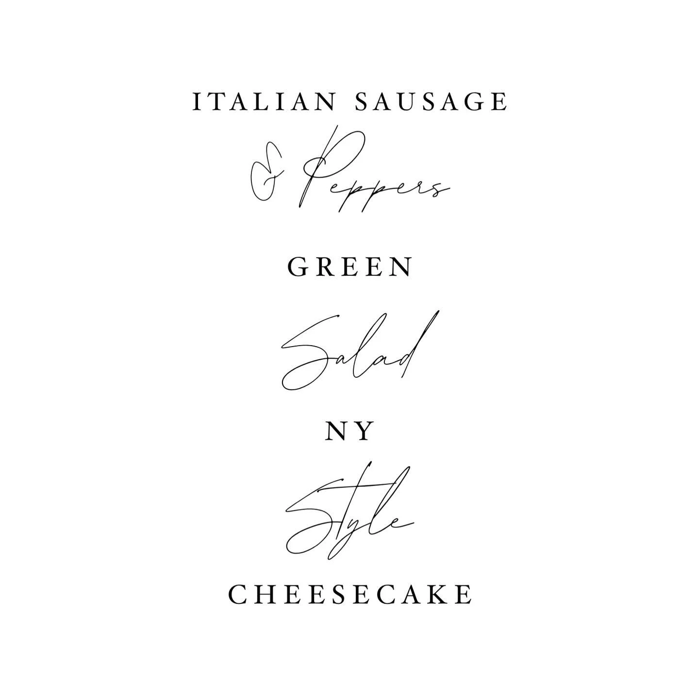 Circling around the country during our regional menus takes us to the Northeast! Starting things off with a New York Bistro inspired menu featuring a delectable NY cheesecake!

Place your order for delivery $60 or pickup $50 to feed your family of 4 