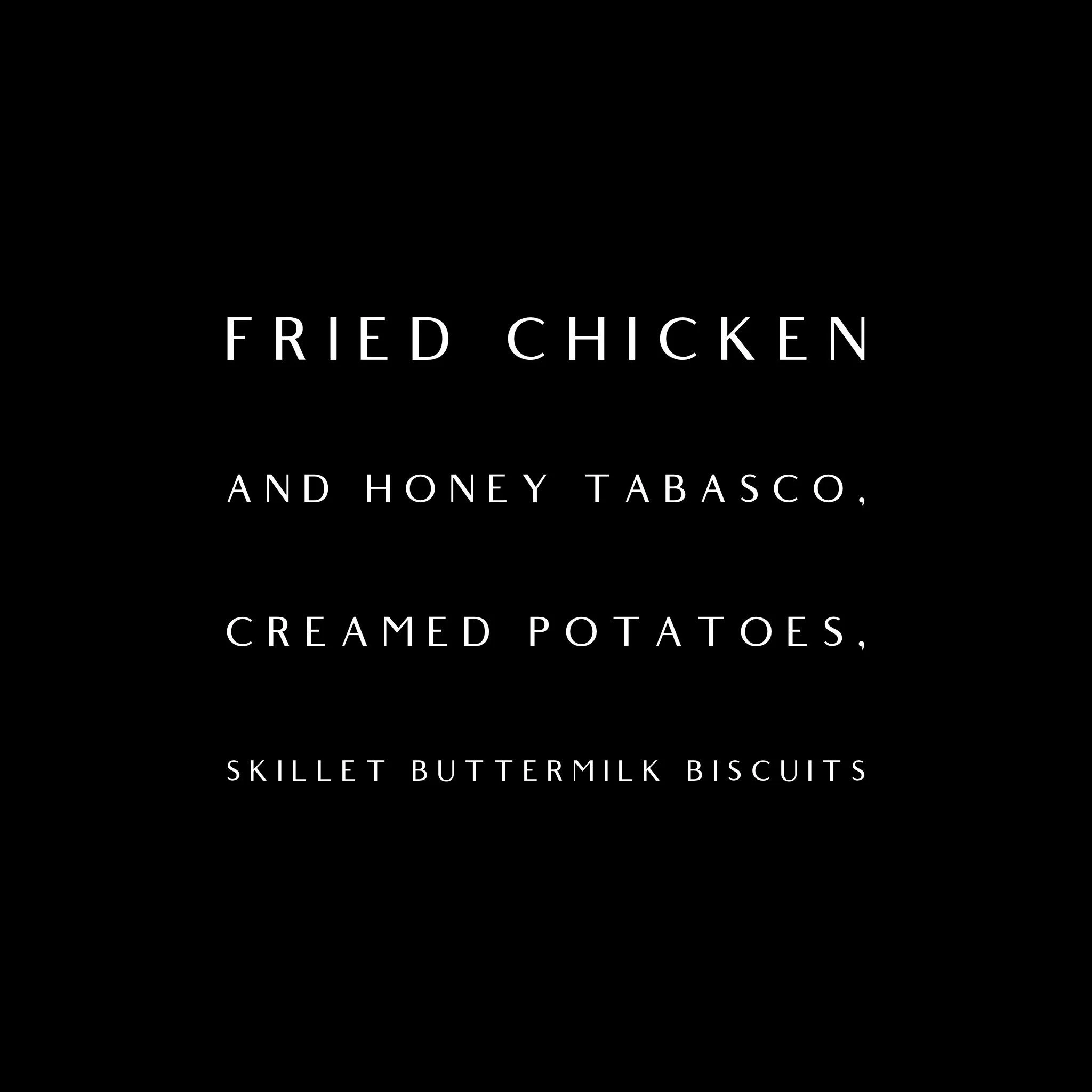 A little southern goodness for next week! Orders will only be available Monday, Tuesday, and Thursday, Friday. Pickup is $50, delivery is $60. Email info@tablefor2catering.com to place an order.