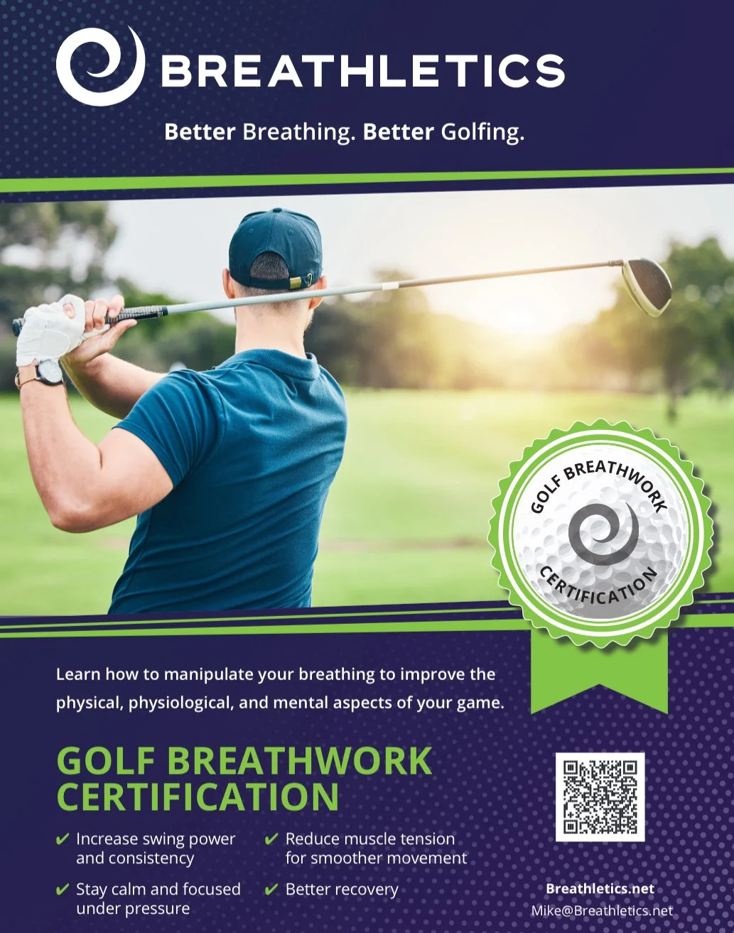 Breathletics Golf Breathwork Program